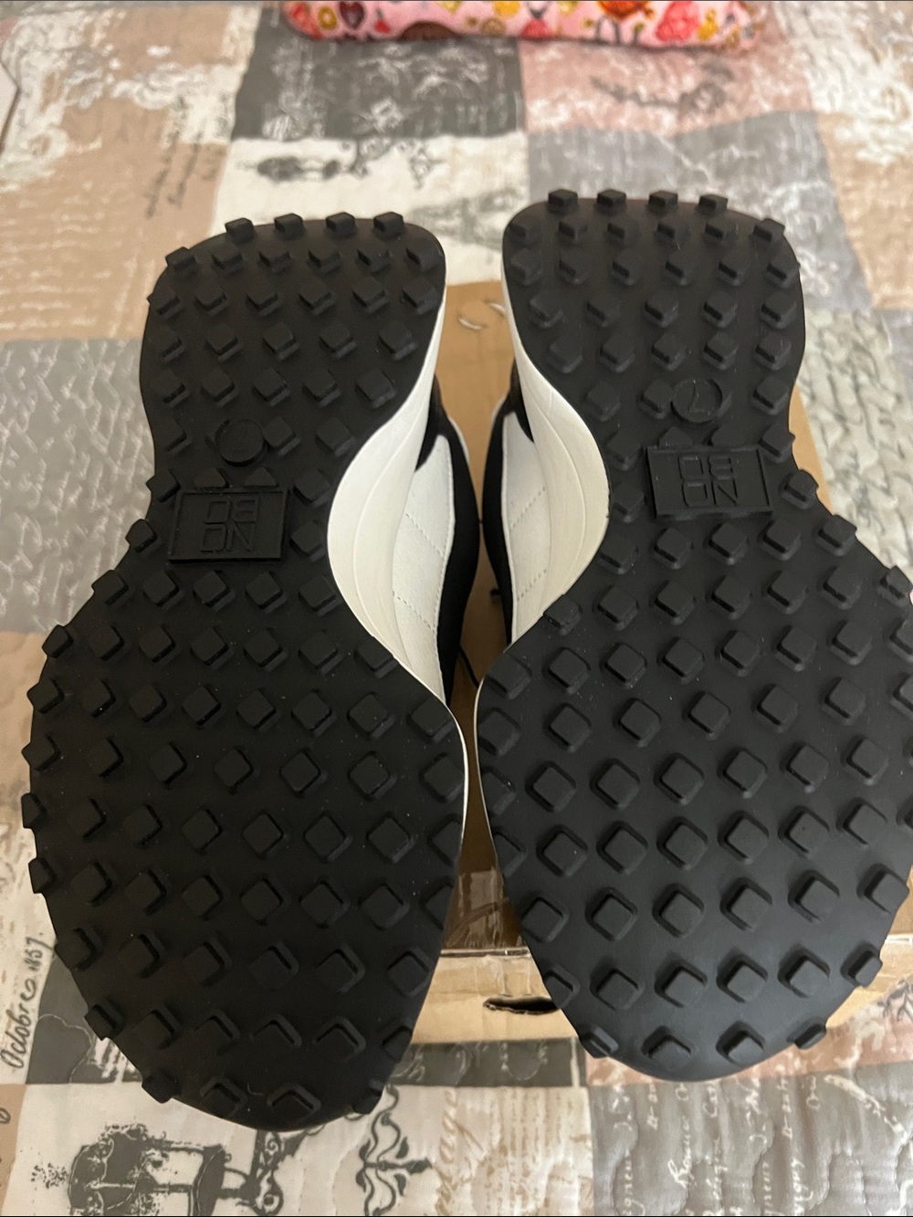 No Boundaries Black and White Platform Sneakers - Picture 9 of 9